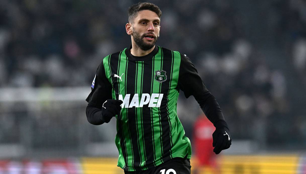 Berardi em ação pelo Sassuolo