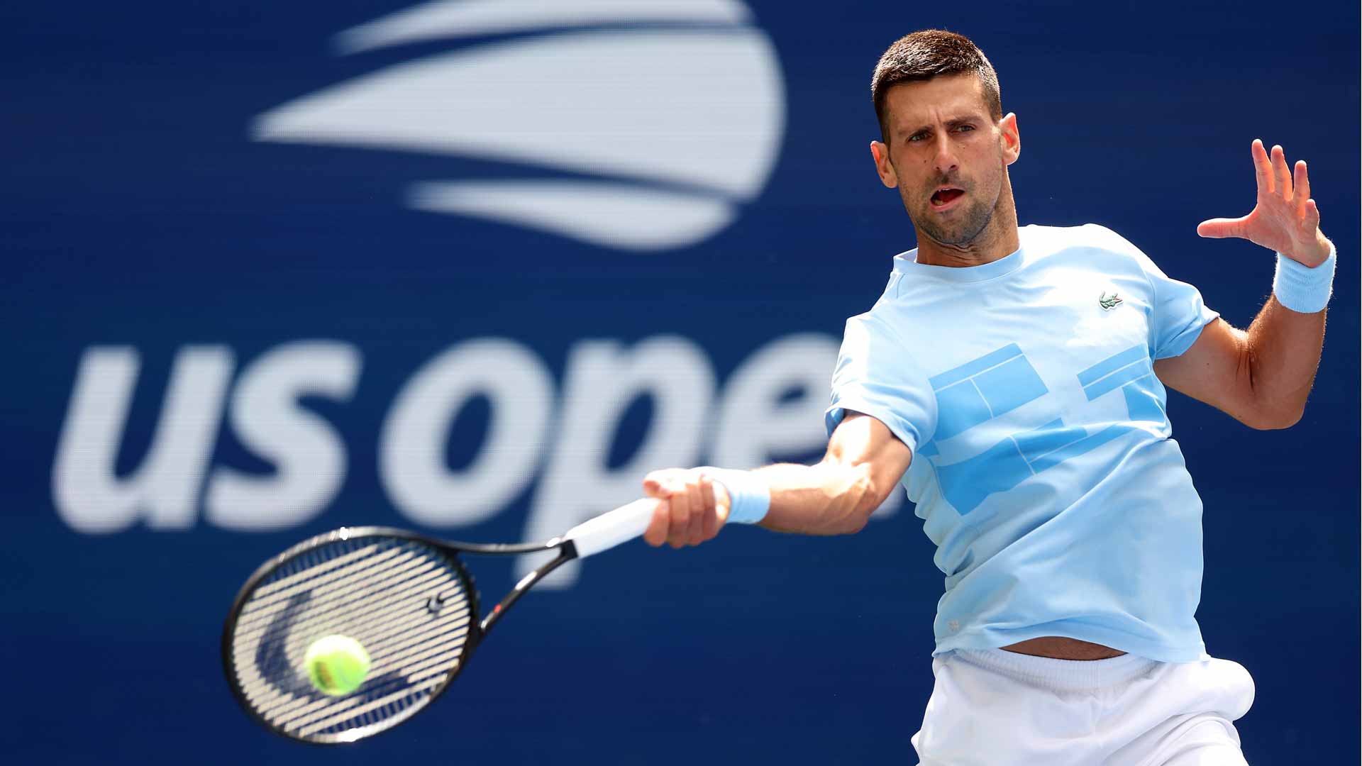 Djokovic em ação no US Open