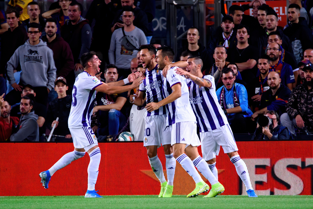 Jogadores do Valladolid