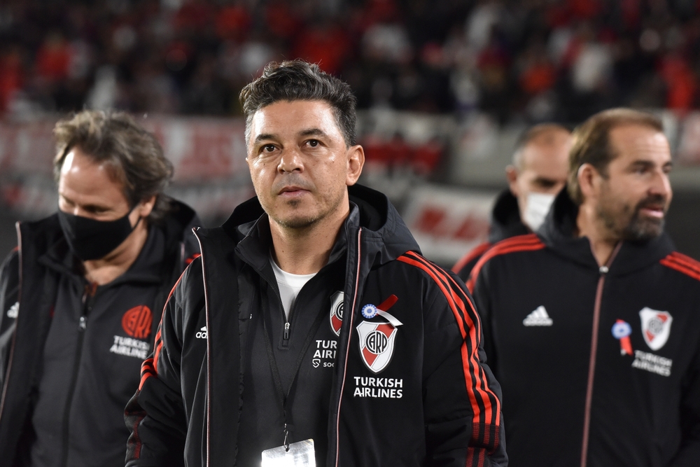 Marcelo Gallardo em ação pelo River Plate