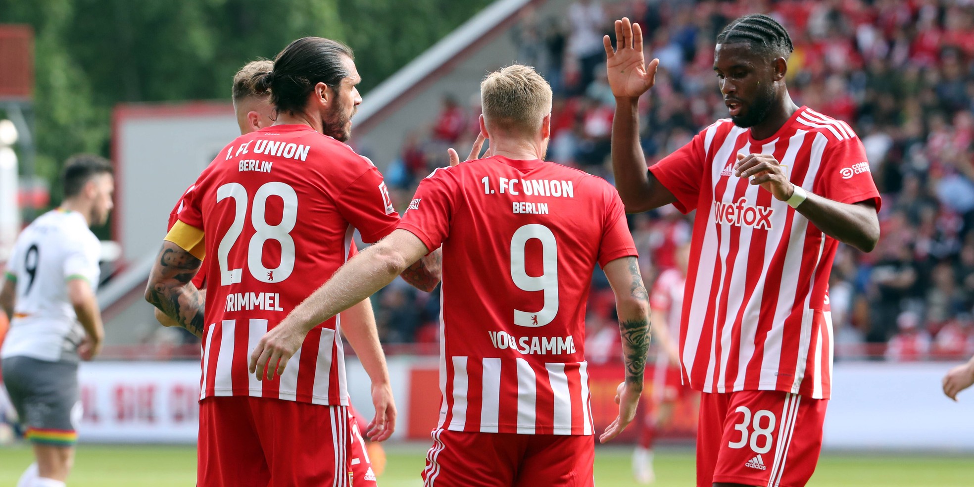 Jogadores do Union Berlin em ação