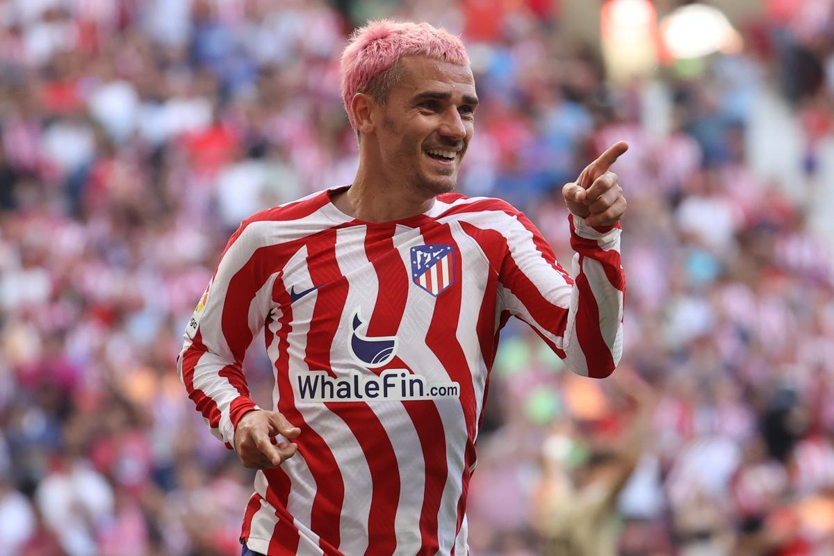 Griezmann em ação pelo Atlético de Madrid