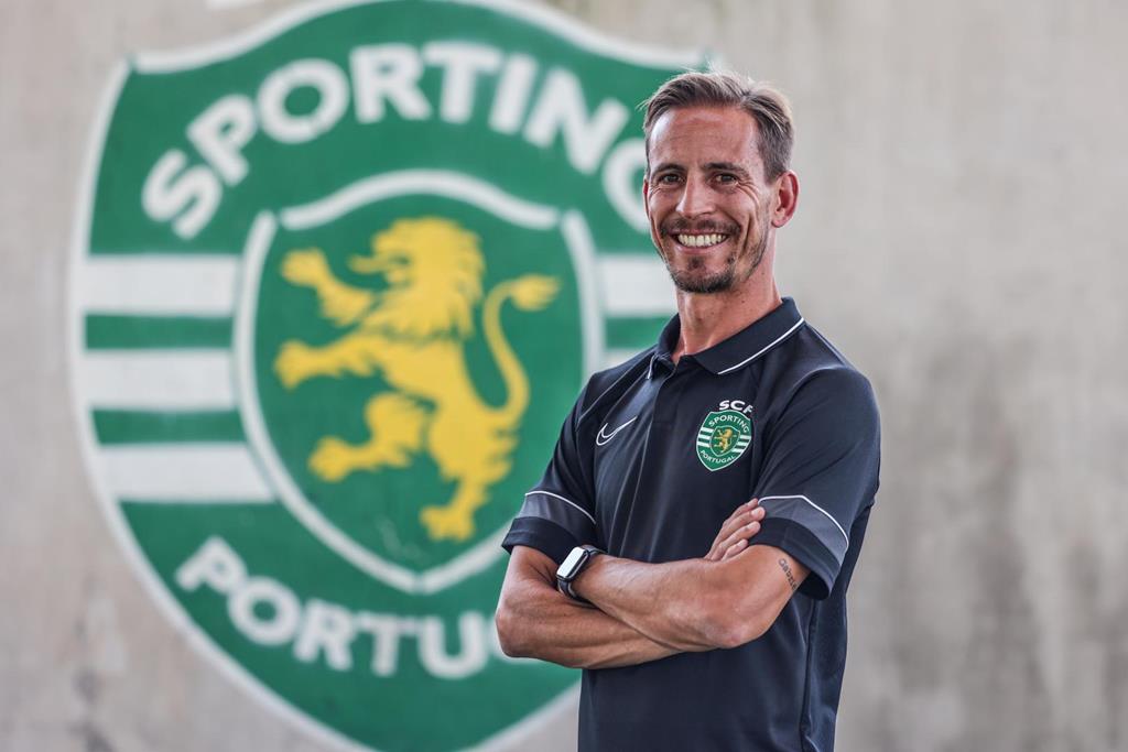 João Pereira em anúncio pelo Sporting