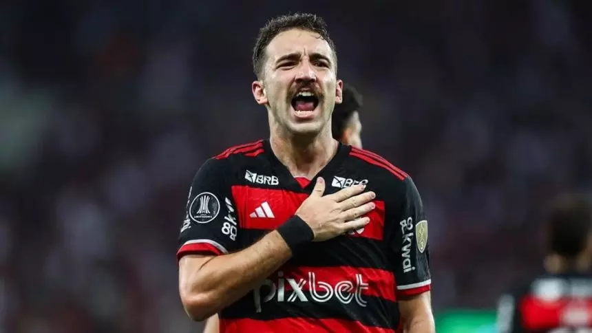 Léo Ortiz em ação pelo Flamengo