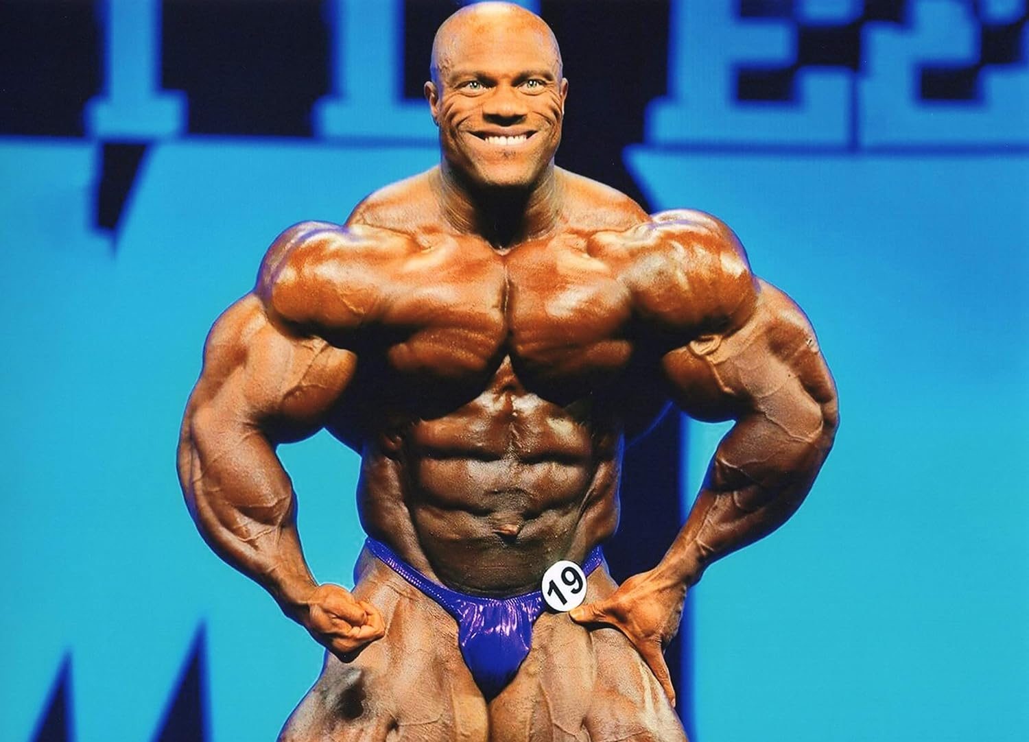 Phil Heath em competição de fisiculturismo