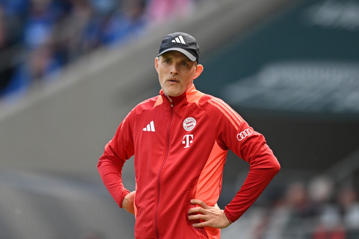 Thomas Tuchel em ação pelo Bayern