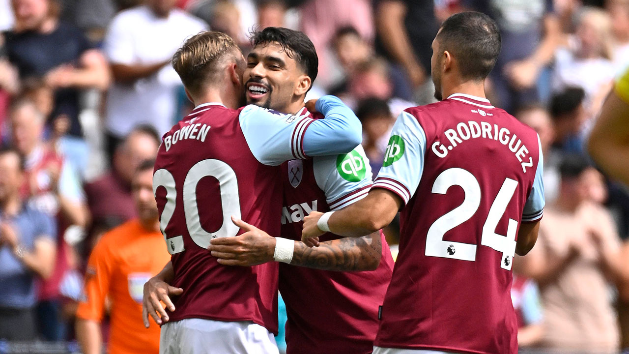 Jogadores do West Ham