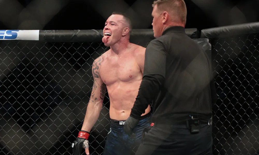 Colby Covington em ação pelo UFC