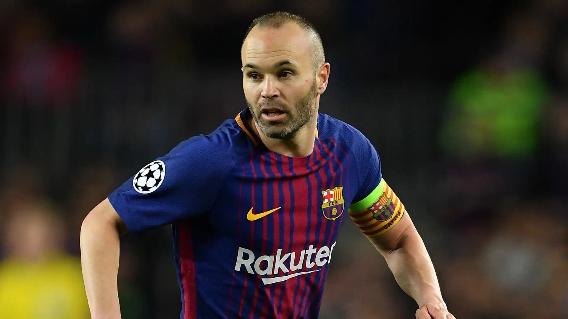 Iniesta em ação pelo Barcelona