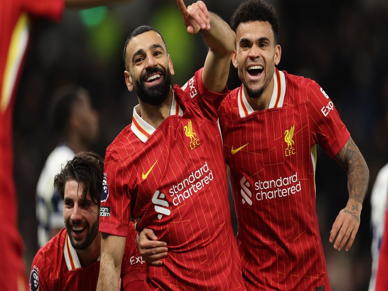 Salah e Luis Diaz do Liverpool - Reprodução: Yandex