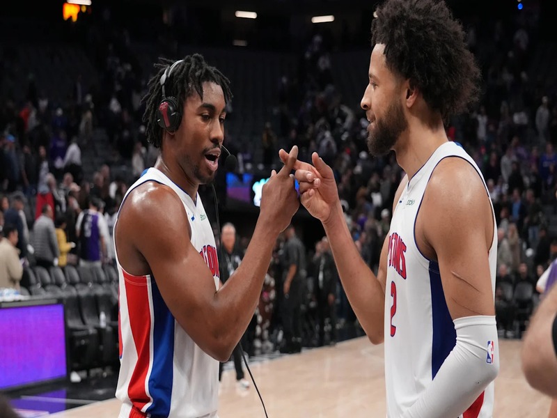 Jogadores do Detroit Pistons - Reprodução: Yandex