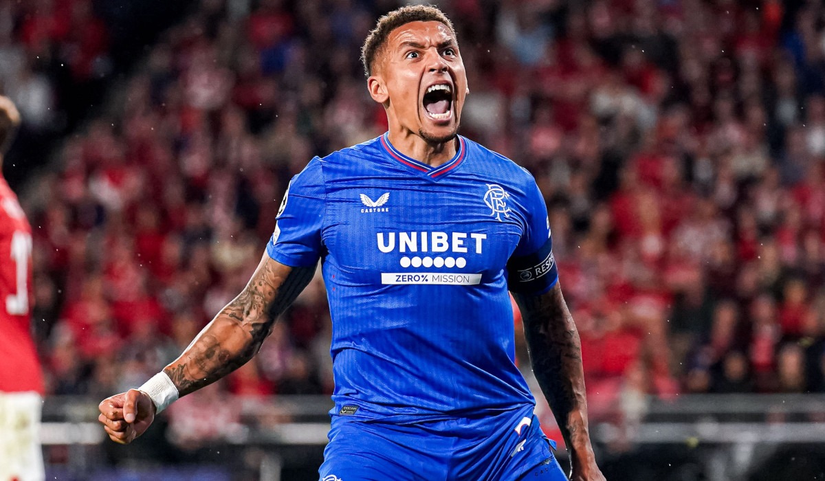 Tavernier em ação pelo Rangers