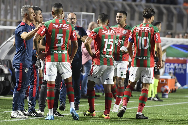 Jogadores da Portuguesa - 15/02/2025 - PORTUGUESA 2x2 CORINTHIANS - PAULISTÃO 2025 - Reprodução: Flickr