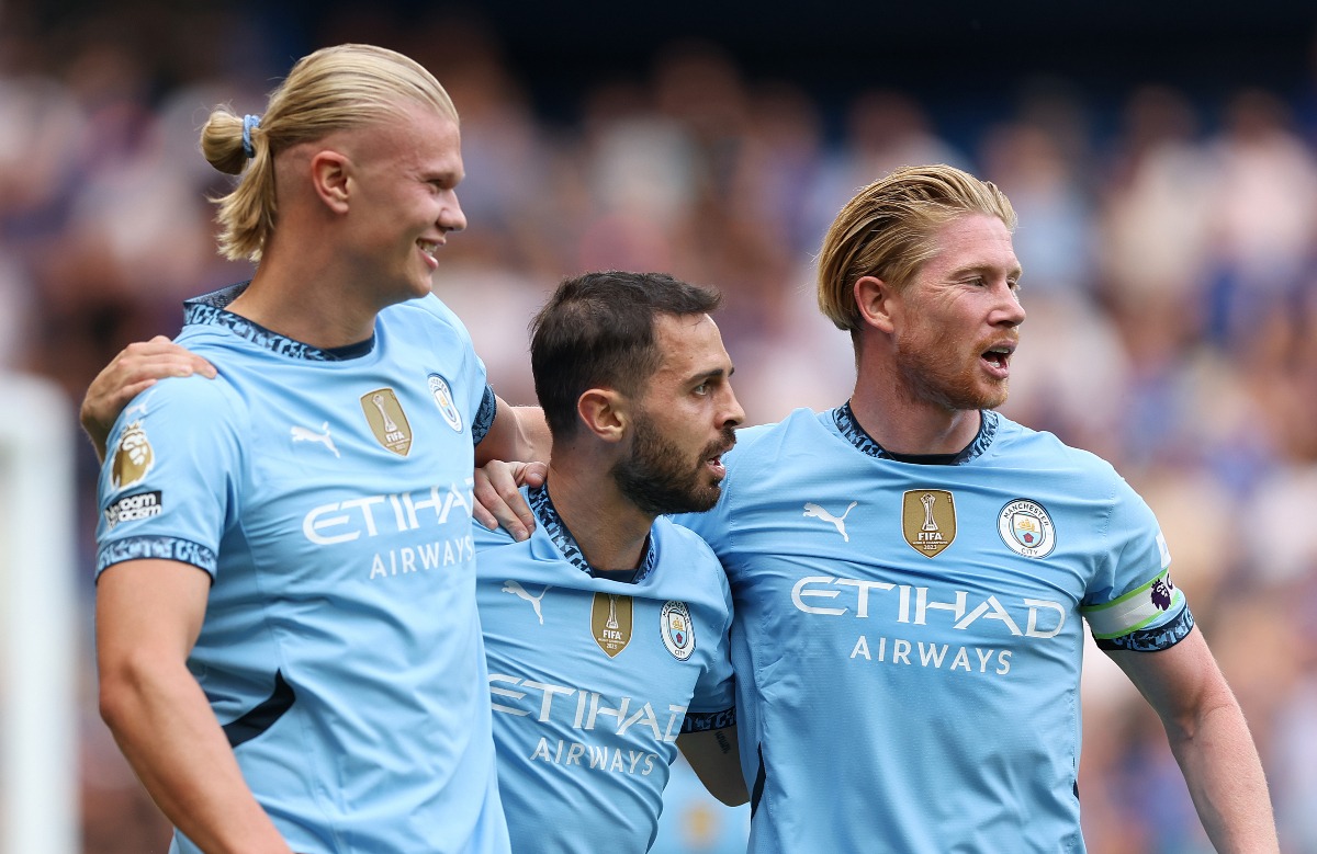 Jogadores do Manchester City