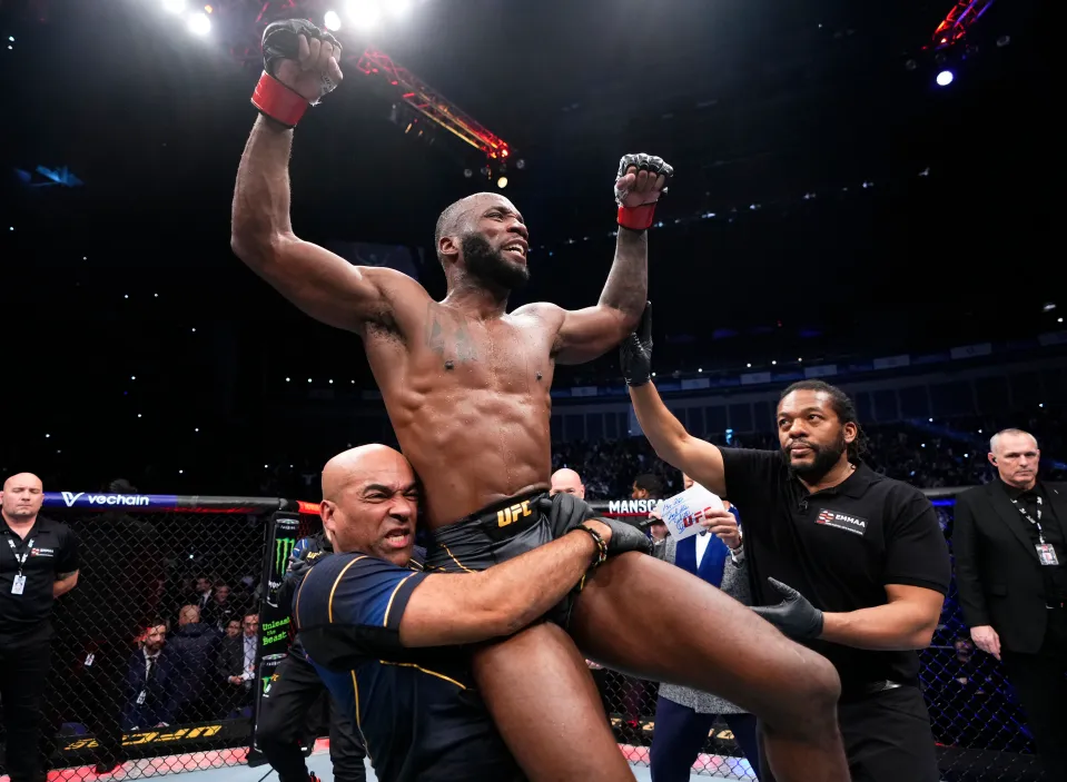 Leon Edwards em ação pelo UFC