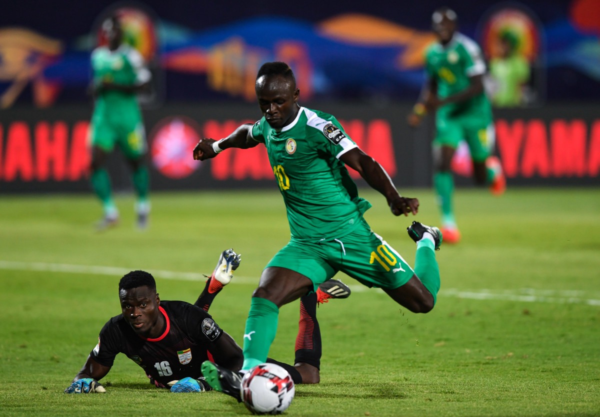 Mané em ação por Senegal