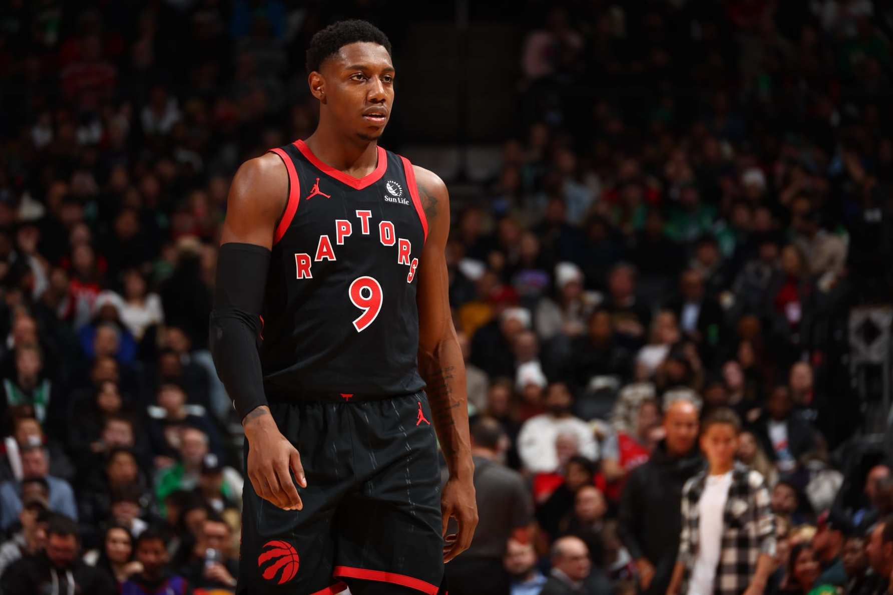 RJ Barrett em ação pelo Raptors